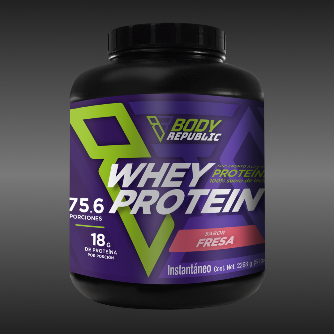 Proteína de suero de leche 2,268 gramos