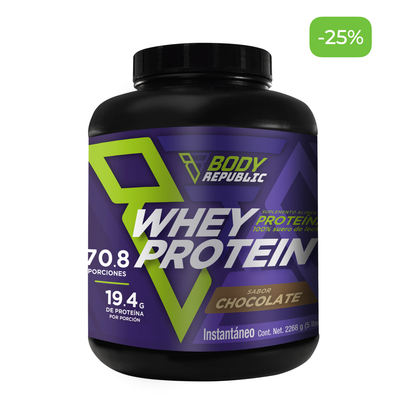 Proteína de suero de leche 2,268 gramos