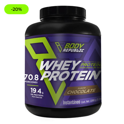 Proteína de suero de leche 2,268 gramos