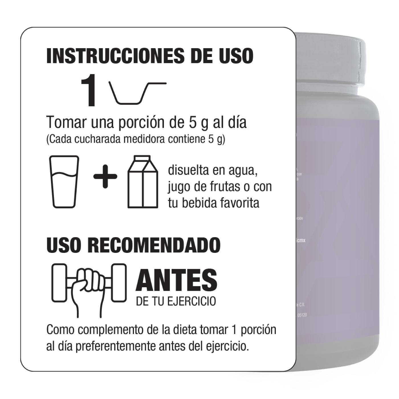 Creatina Monohidratada 400 gramos