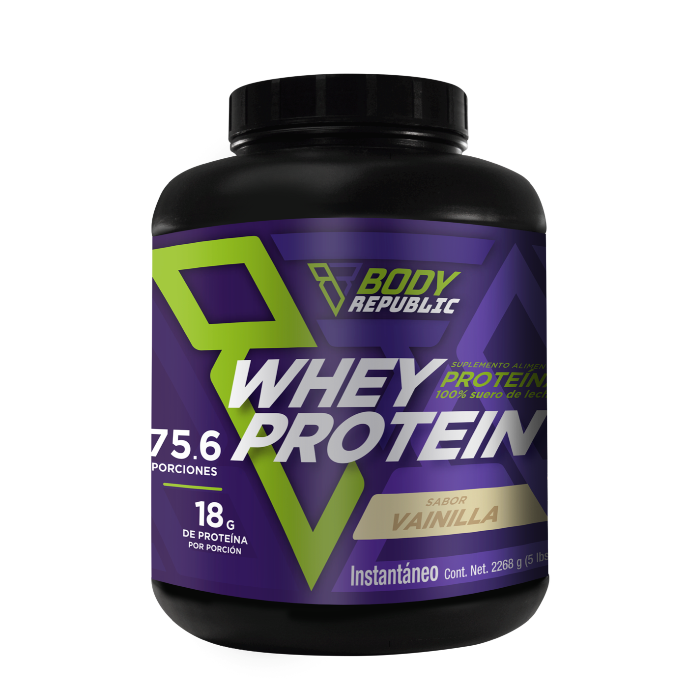 Proteína de suero de leche 2,268 gramos