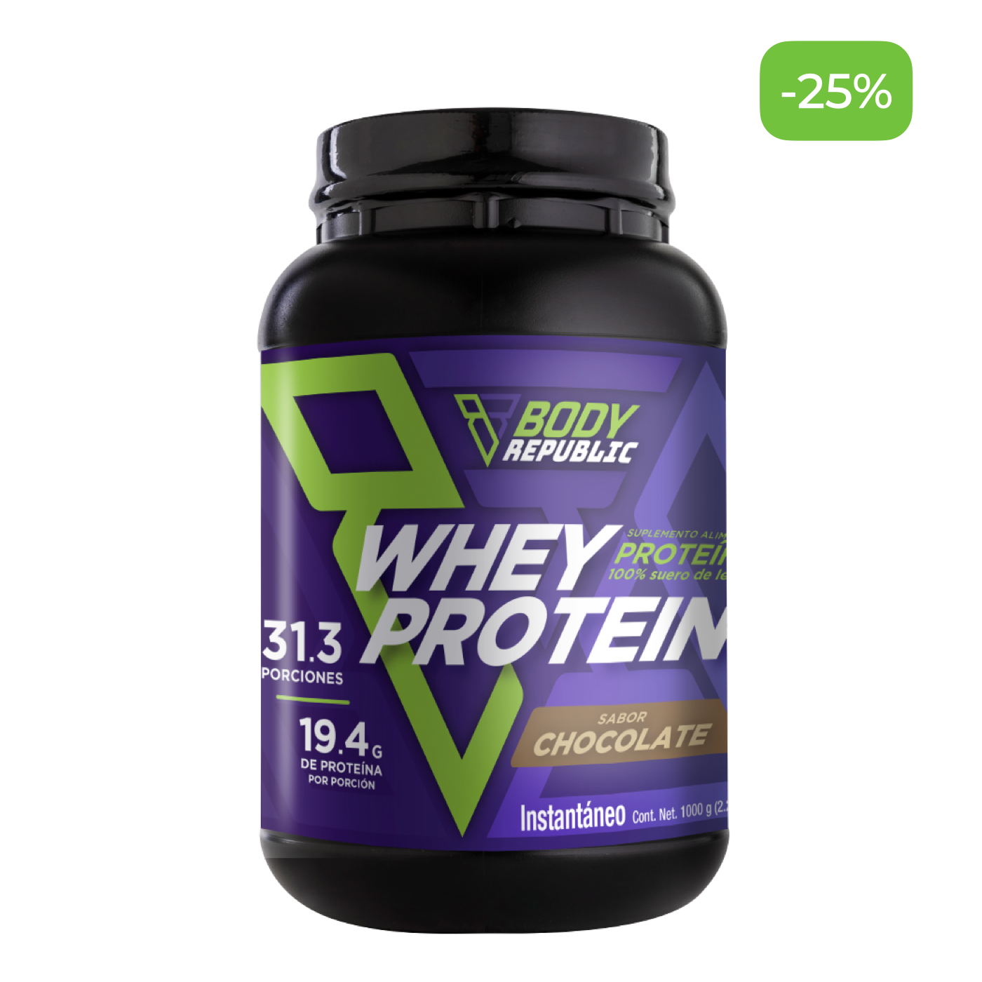 Proteína de suero de leche 1,000 gramos