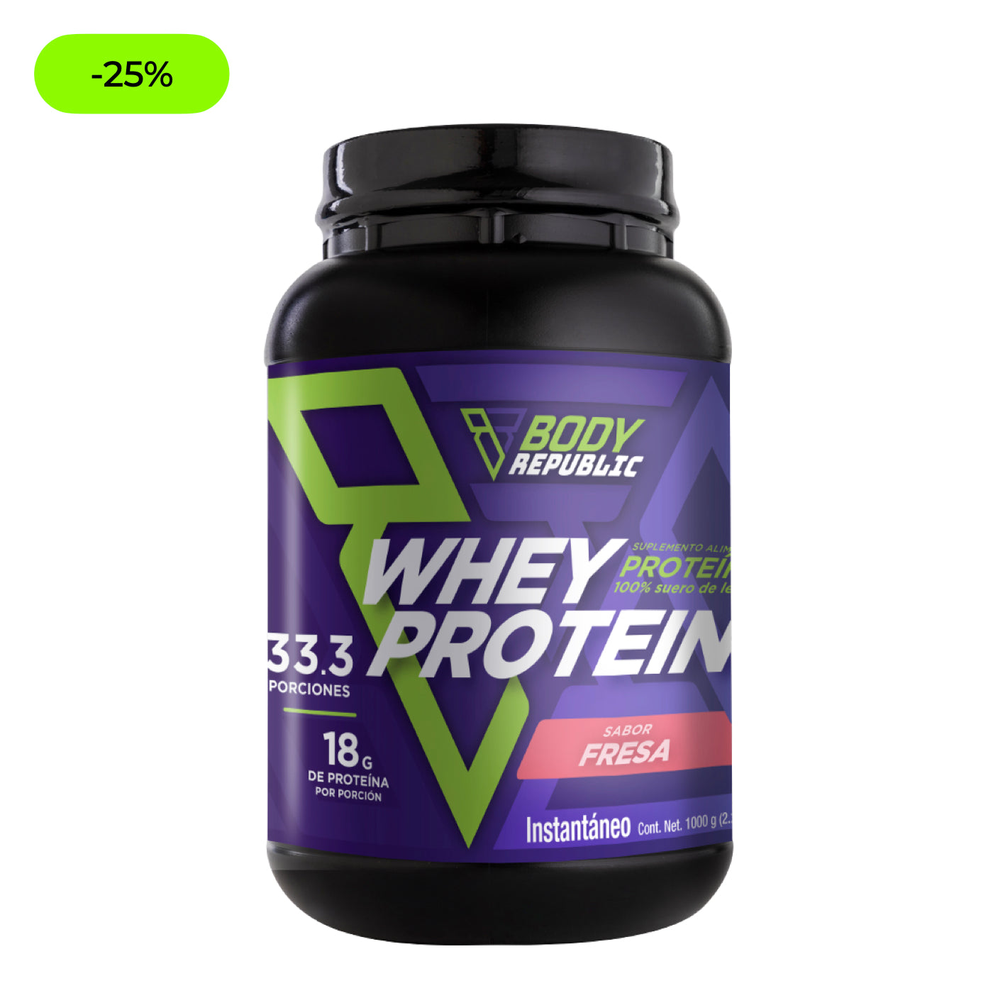 Proteína de suero de leche 1,000 gramos